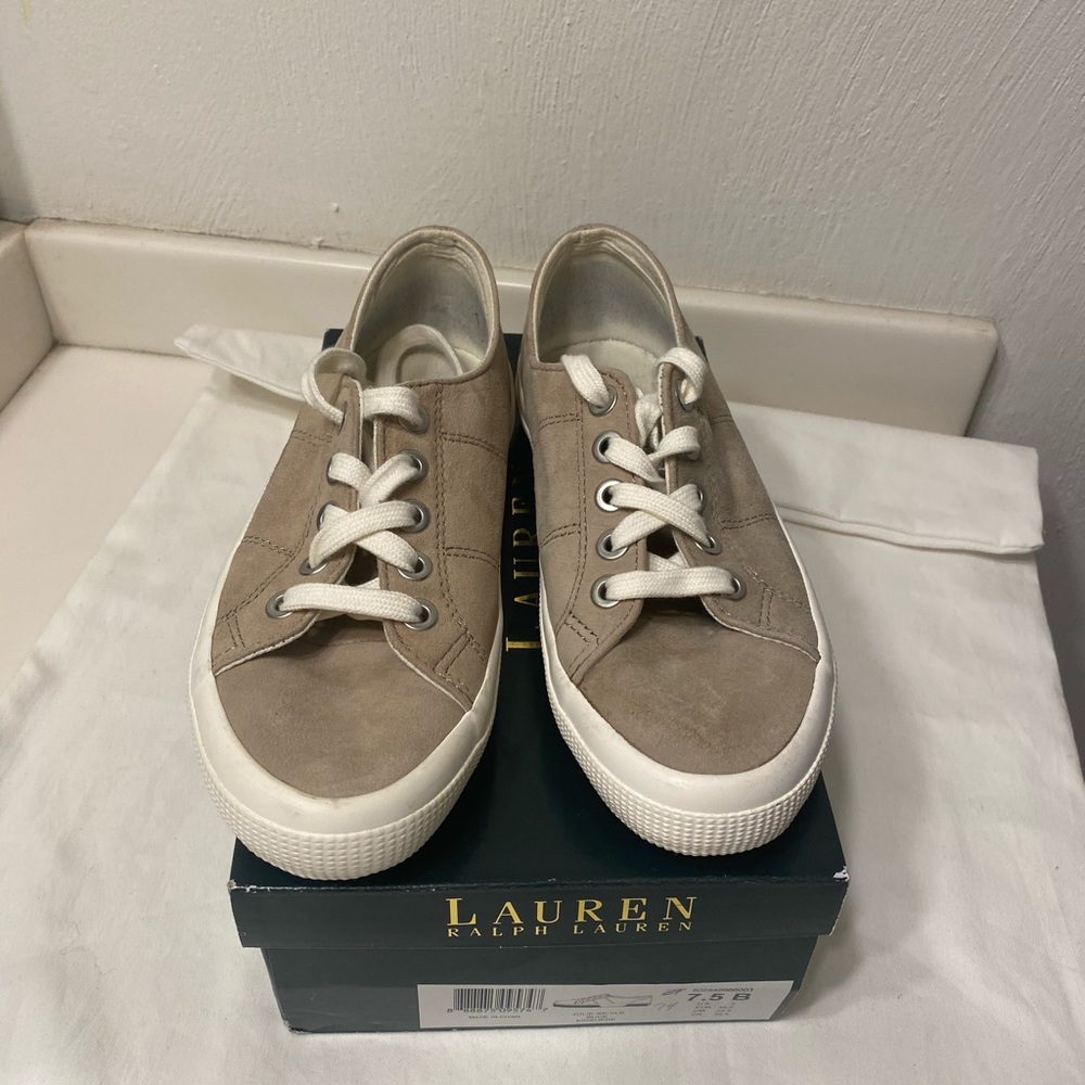 Lauren Ralph Lauren Jolie Canvas Sneakers 7.5